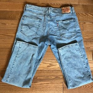 Levi’s 502 light blue jeans
